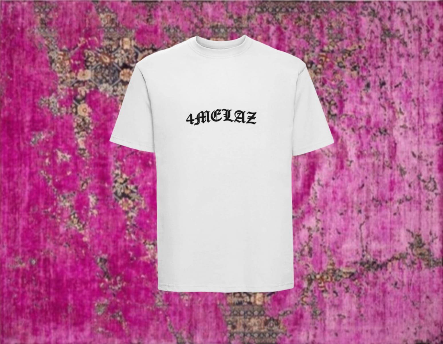 Tricou Blured White